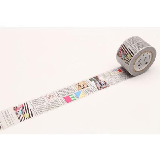 【お取り寄せ】カモ井 mt ex 英字新聞 MTEX1P75R デコレーション用マスキングテープ デ...