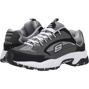 P最大12倍5/30限定 (取寄) スケッチャーズ スニーカー メンズ スタミナ カットバック SKECHERS men Stamina Cutback Charcoal/Black