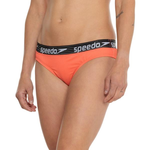 (取寄) スピード リブド ロゴ ビキニ ボトム - Upf Speedo Ribbed Logo ...