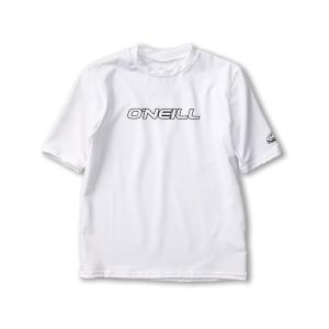 (取寄) オニール キッズ キッズ ベーシック ラッシュ Tシャツ O'Neill Kids kids O'Neill Kids Basic Rash Tee (Little Kids/Big Kids) White｜jetrag