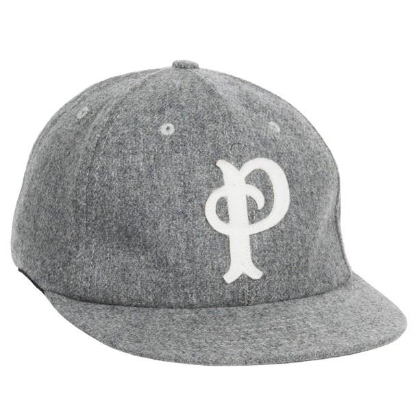ペンドルトン ベースボール キャップ 帽子 ウール グレー USA製 Pendleton Wool ...