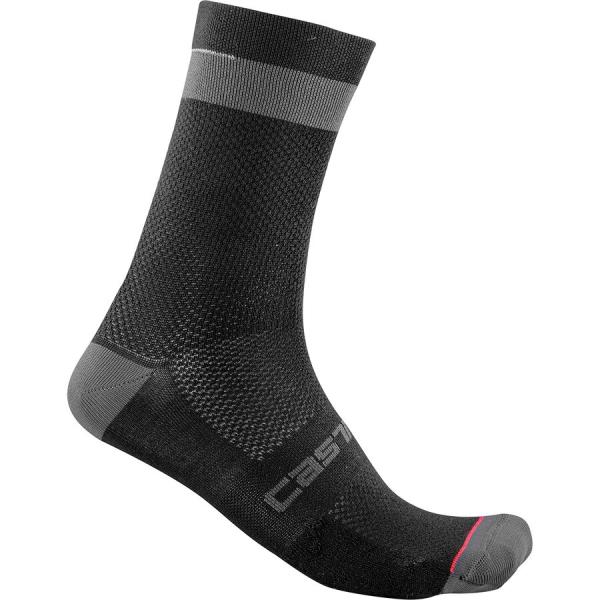 (取寄) カステリ アルファ 18 ソック Castelli Alpha 18 Sock Black...