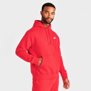 (取寄) ナイキ パーカー フリース エンブロイダー パーカー  NIKE Fleece Embroidered Hoodie university red/university red/white BV2654_657