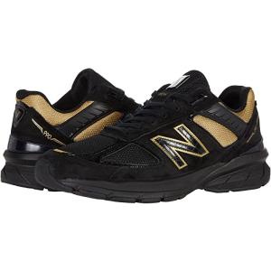 ニューバランス スニーカー メンズ 990 USA製 黒 Dワイズ made in USA ブラック M990BH5 New Balance Men's Made in US 990v5 Black/Gold 送料無料｜jetrag