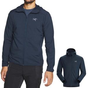 アークテリクス ジャケット メンズ カイヤナイト LT フーデッド ジャケット 薄手 フリースジャケット ネイビー Arc'teryx Kyanite LT Hooded Ja 送料無料｜jetrag