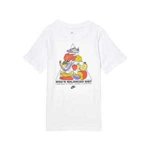 P最大16倍5/25限定 (取寄) ナイキ キッズ キッズ NSW テイクダウン 3 Tシャツ Nike Kids NSW Takedown 3 Tee (Little Kids/Big Kids) White｜jetrag