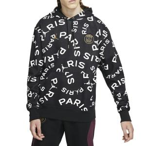 NIKE PSG ナイキ ジョーダン パーカー メンズ パリサンジェルマン AOP フリース フーディ ブラック Jordan PSG AOP Fleece Hoodie Black Metall 送料無料｜jetrag