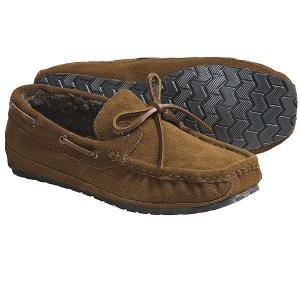 ミネトンカ メンズ トラッパー モック スリッパーズ Minnetonka Men's Moccasin Double Bottom Mocs