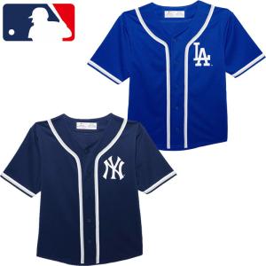 MLB Tシャツ ユニフォーム シャツ 公式 キッズ メンズ レディース ロサンゼルスドジャース Tシャツ ヤンキース メジャーリーグ グッズ ネイビー 子供 MLB｜ジェットラグYahoo!店