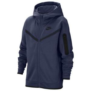 ナイキ ボーイズ NSW テック フリース フルジップ - ボーイズ グレード スクール Nike Boys NSW Tech Fleece Full-Zip - Boys' Grade School Midnight｜jetrag