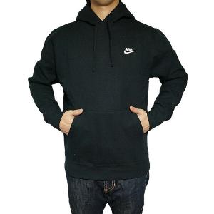 NIKE パーカー ナイキ メンズ 裏起毛 スウェットパーカー XS-XXXL 大きいサイズ プルオーバー ブラック 黒 Nike Club Pullover Hoodie Black 送料無料｜jetrag