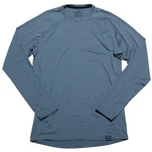 パタゴニア メンズ キャプリーン1 シルクウェイト クルー 長袖Tシャツ グレー Patagonia Men's Capilene 1 silkweight Crew T-Shirt
