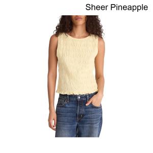 (取寄) メイドウェル スモックボートネックタンク madewell Smocked Boatneck Tank