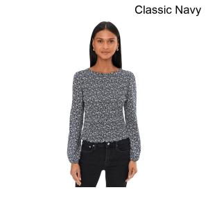 (取寄) メイドウェル スモックボートネックトップ madewell Smocked Boatneck Top