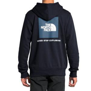 ノースフェイス パーカー メンズ ロゴ バックプリント ボックスロゴ パーカー S-XXL 大きいサイズ ネイビー The North Face Box NSEHoodie Pull 送料無料｜jetrag