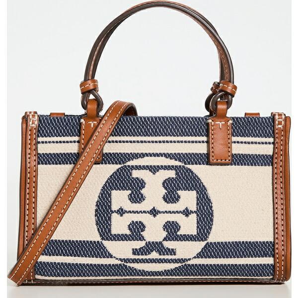 (取寄)トリーバーチ レディース エラ ジャカード ストライプ ミニ トート Tory Burch ...