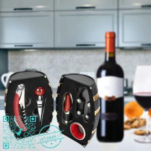 家庭用プラスチックハンドル用5個ハンドヘルドワインボトルオープナーワインアクセサリー