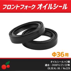 Φ36 フロントフォークオイルシール 2個セット Z400FX no.229-s
