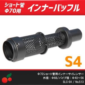 TYPE-S4 インナーサイレンサー Φ70ショート管用 no.513