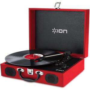 ION レコードプレーヤー VINYL TRANSPORT Red