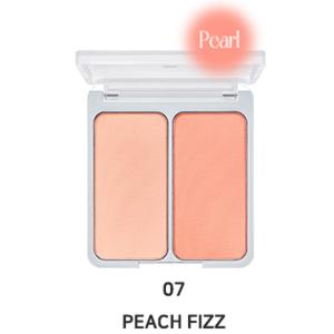 B級品 2aN デュアルチーク【＃7 Peach Fizz ピーチフィズ 】アプリコットカラー ピー...