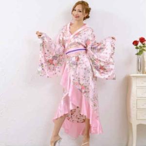 着物ドレス 着物 ドレス 花魁 コスプレ よさ...の詳細画像4