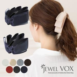 バナナクリップ ヘアアクセ 大きめ ヘアアクセサリー リボ...