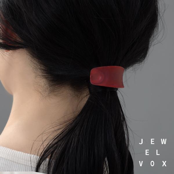 ポニーフック ヘアフック ヘアアクセ カーブ マーブル べっこう風 まとめ髪 ヘアアクセサリー ブラ...