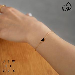 Jewel VOX ブレスレット レディース ハート チェーン 華奢 サージカル