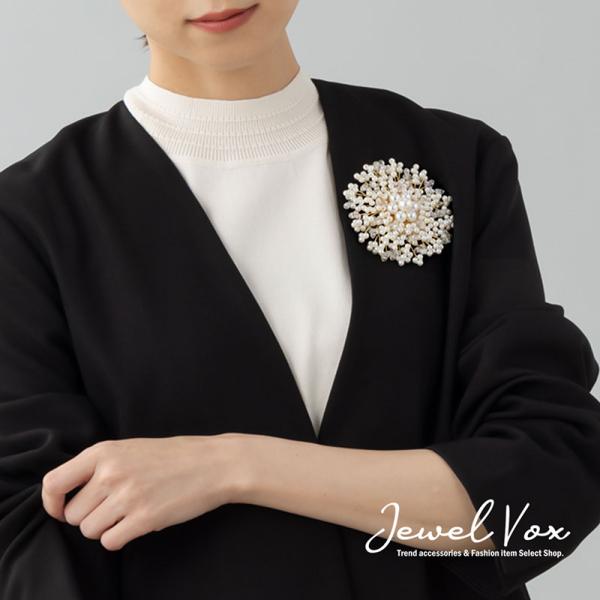 コサージュ 卒業式 卒園式 母親 親  ブローチ パール フラワー ママスーツ 入学式 入園式 結婚...