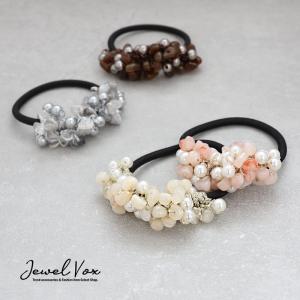 Jewel VOX ヘアゴム ヘアアクセサリー レディース ビーズ じゃらじゃら