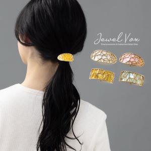 ポニーフック ヘアフック ヘアアクセ スクエア オーバル