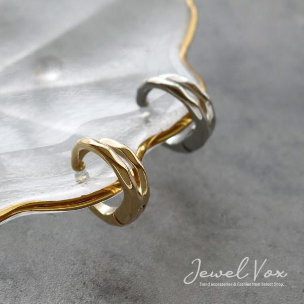 イヤーカフ イヤカフ イヤリング 片耳用 金属アレルギー対応 レディース フープ ノンホールピアス ...