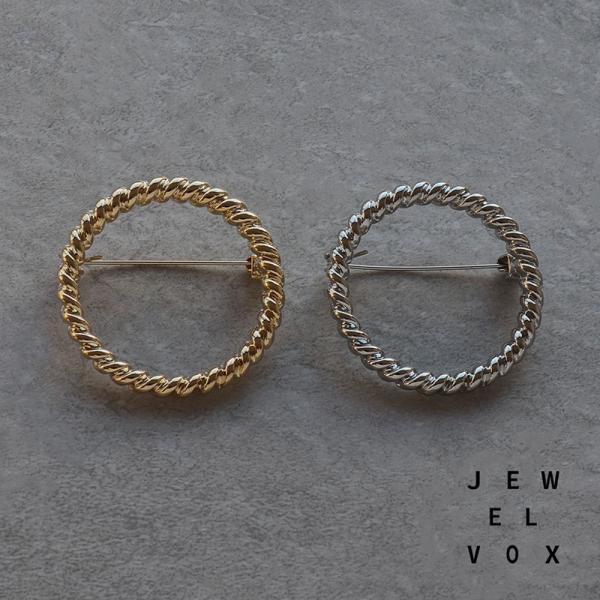 ブローチ キルトピン ストールピン 安全ピン レディース ニュアンス サークル 丸 シンプル メタル...