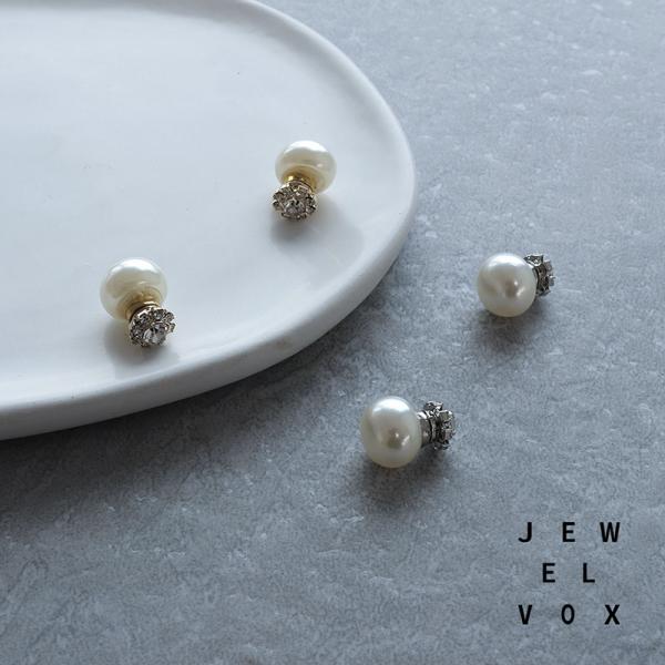 イヤリング マグネット 金属アレルギー ニッケルフリー パール 花 フラワー 2WAY バックキャッ...