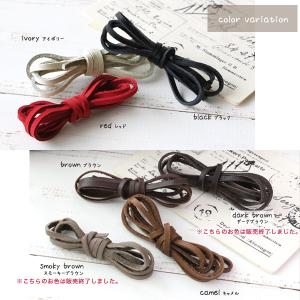 ネックレス レディース アクセ 本革 3mm ...の詳細画像2