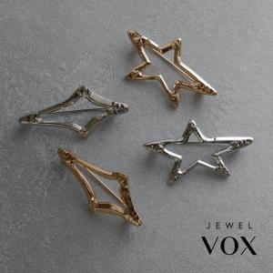 送料無料 ファイブスター チェーン ブローチ 星 キラキラ ブローピン