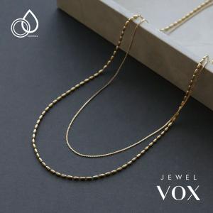 ネックレス レディース ショート 二連 チェーン...の商品画像