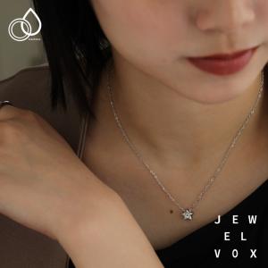 ネックレス レディース ショート 金属アレルギー対応 サージカルステンレス チェーン スター モチーフ 星 キュービックジルコニア 錆びない つけっぱなし SALE