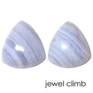 【ペアストーンセット価格】ブルーレースアゲート 宝石 ルース ≪ペアストーン≫２７．７７ＣＴ