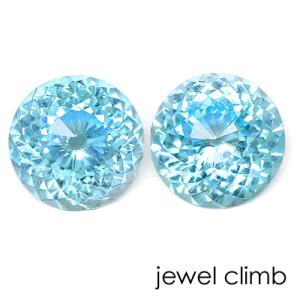 【ペアストーンセット価格】マシンカット・ブルートパーズ 宝石 ルース ≪ペアストーン≫４０．９４ＣＴ｜jewelclimb