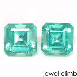 【ペアストーンセット価格】パライバカラーアパタイト 宝石 ルース ≪ペアストーン≫２．０８ＣＴ｜jewelclimb