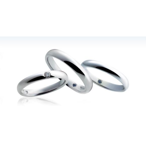 SP-726 マリッジリング 結婚指輪 サムシングブルー Something Blue プラチナ P...