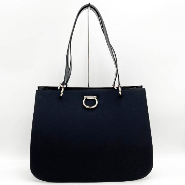 【美品】CELINE セリーヌ F87/1 トートバッグ ガンチーニ ショルダーバッグ 肩掛け ブラ...