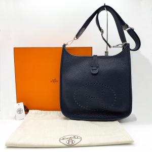 HERMES エルメス エヴリンIII エブリン3 PM ブルーニュイ トリヨン 