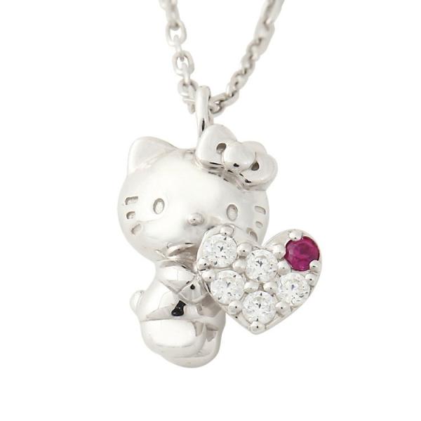 ハローキティ ハート パヴェ 誕生石 ネックレス キティちゃん 誕生日 プレゼント ギフト 送料無料