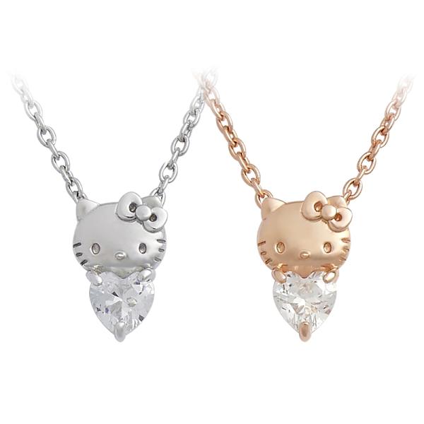 【ハローキティ50周年】シンプル ハート ネックレス ジュエリー レディース プレゼント アクセサリ...