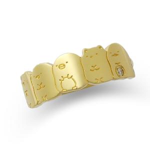 すみっコぐらし 18金 5キャラ リング 大人...の詳細画像1