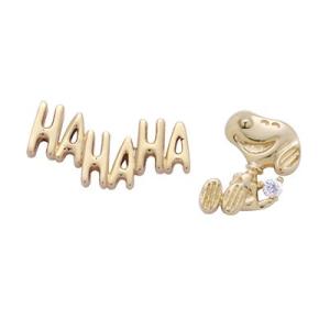 ピーナッツ スヌーピー ピアス グッズ 誕生日 プレゼント 女性 SNOOPY HAHAHA＆Lau...