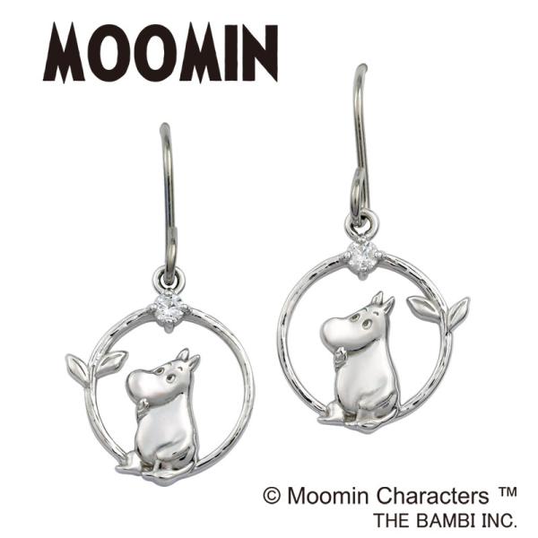 ムーミン シルバー ジュエリー シリーズ　小枝のフレーム ピアス  大人 かわいい ジュエリー